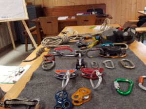 Die täglichen Ausrüstungsgegenstände und technischen Hilfsgeräte werden vorgestellt. Auch hier sind wir mit einer raschen Entwicklung konfrontiert.