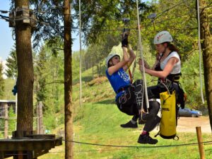 Sämtliche Rettungsmanöver werden vielfach geübt, begonnen wird aber auch hier in geringer Höhe.